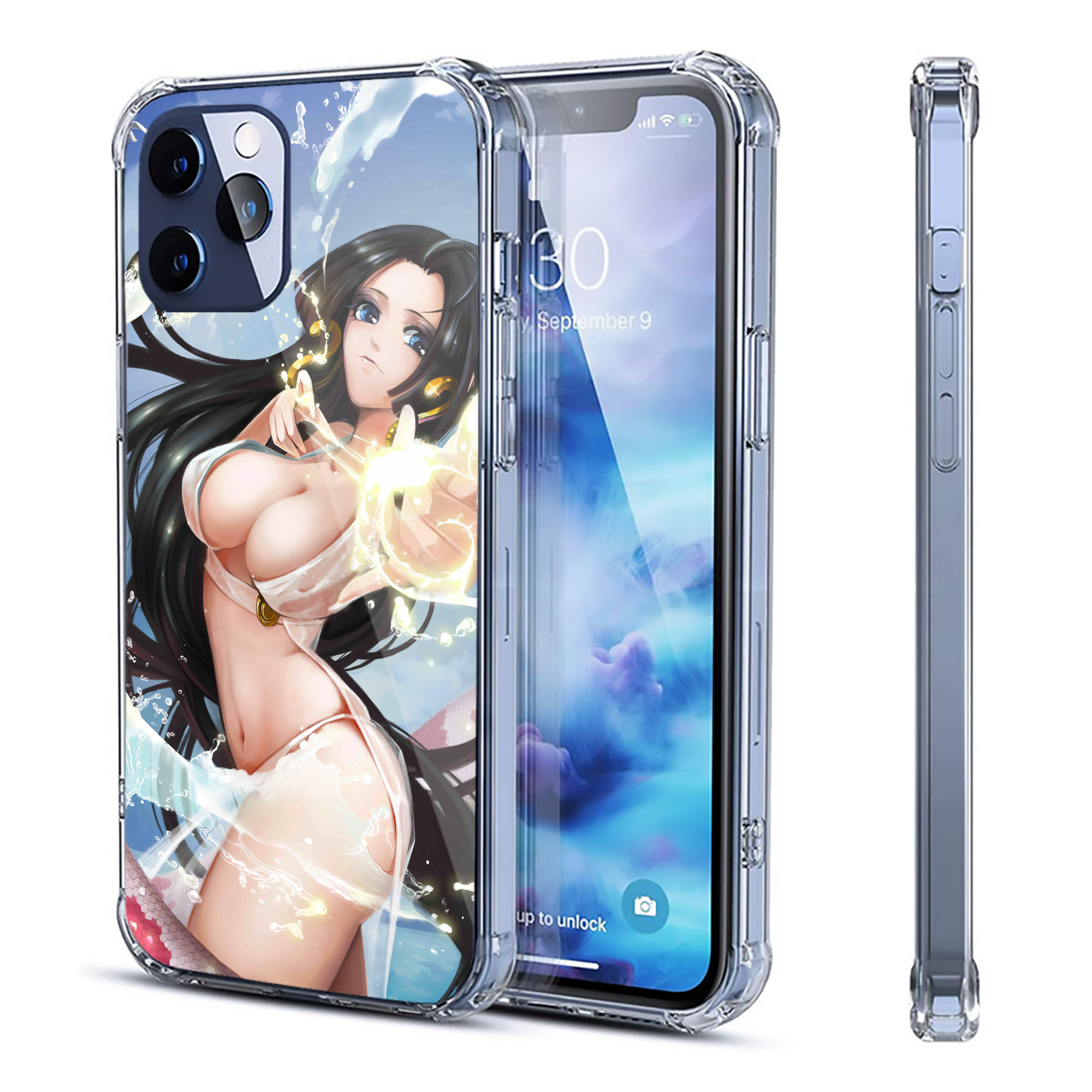 （画像用） ワンピース ONE PIECE 【iPhone 12シリーズ対応】透明スマホケース（クリアソフトケース）